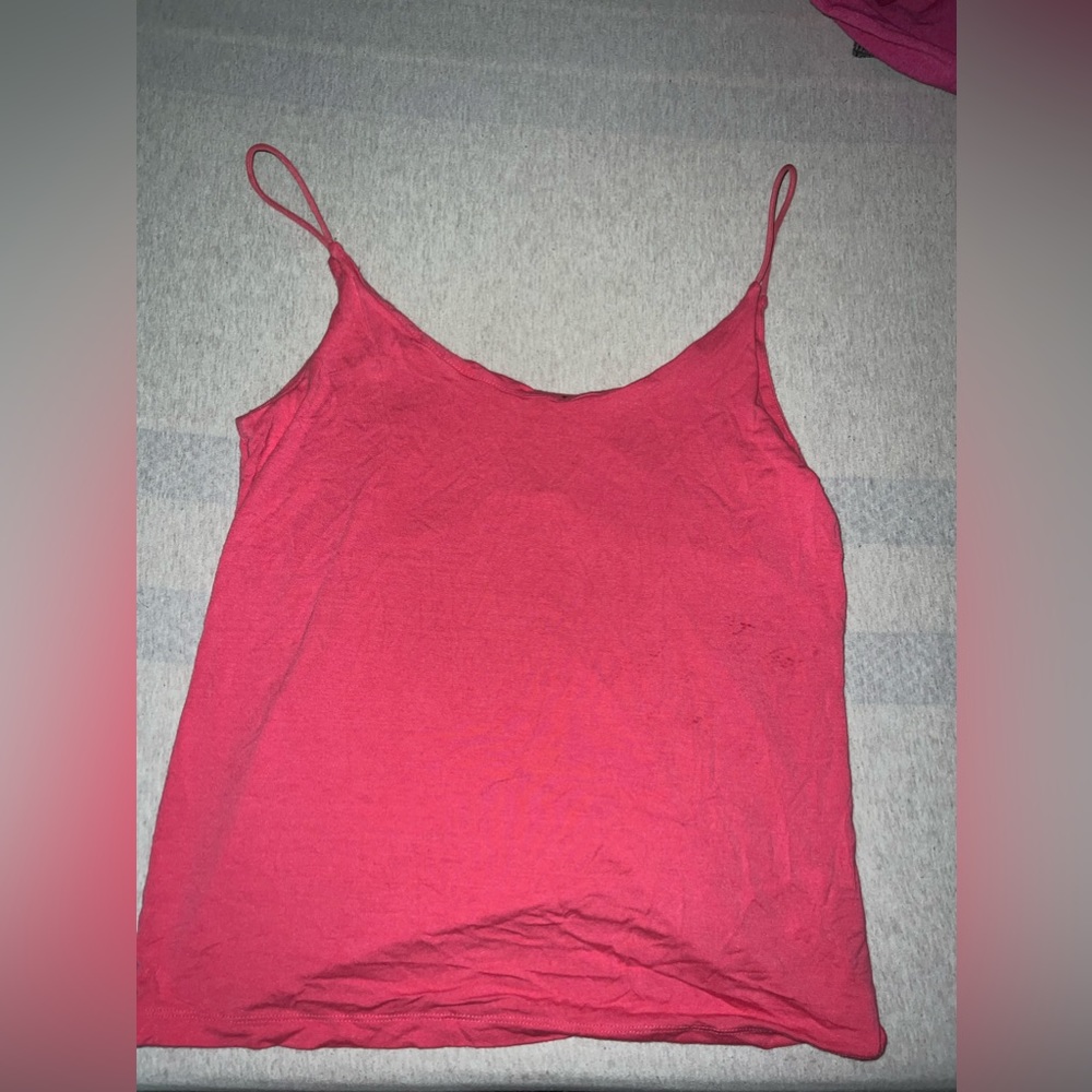 H&M size small pink spaghetti strap flow tank top